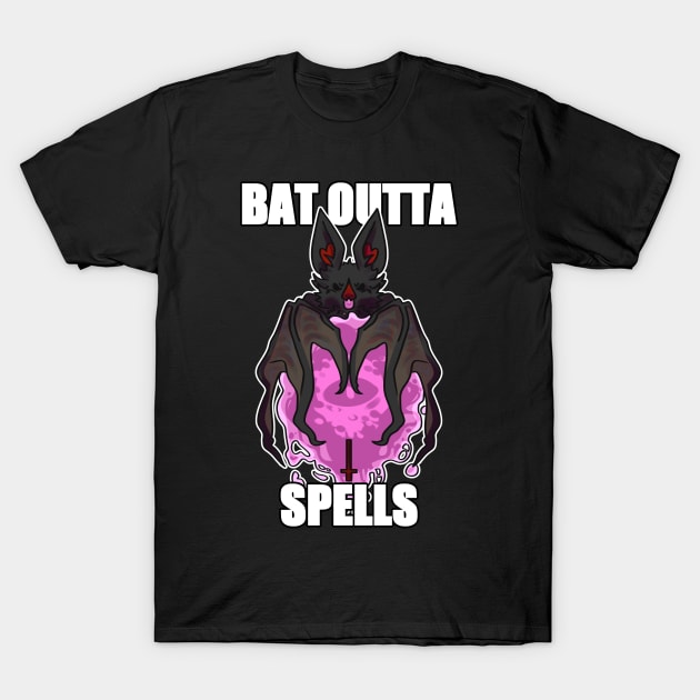 Bat Outta Spells T-Shirt by Pyrospin